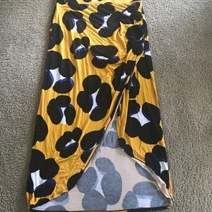 Ink Blot Maxi Skirt